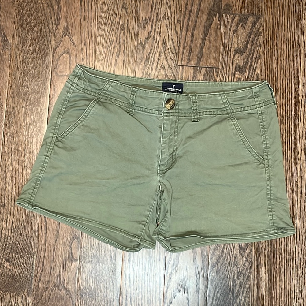 American Eagle Olive Green Shorts